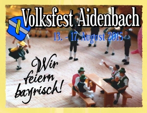 Volksfestplakat 2015